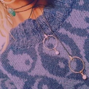 Fresh water pearl tie choker
